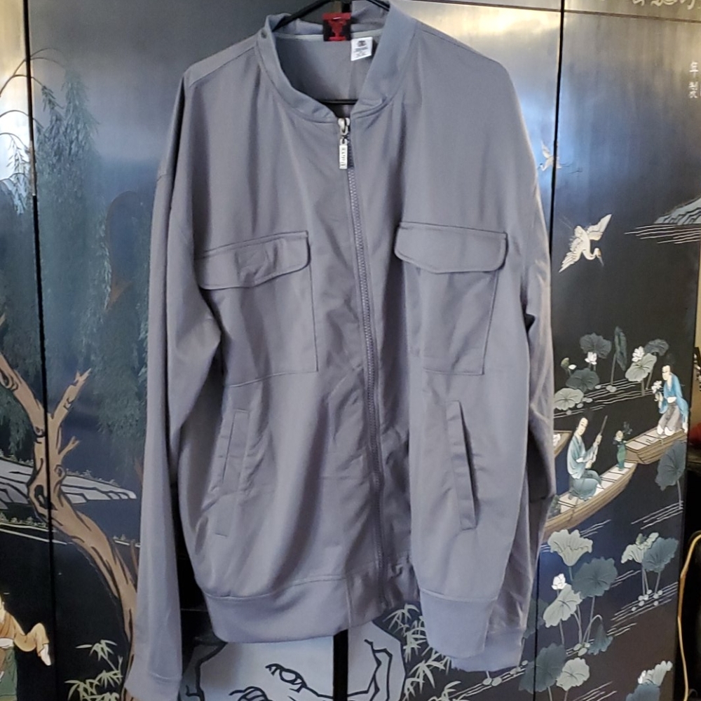 Men's 2x Grey jacket NEW with tags